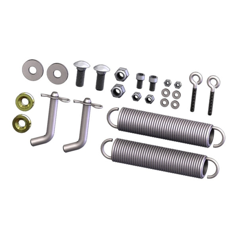 HARDWARE KIT TUBE PLOW UTV KFI