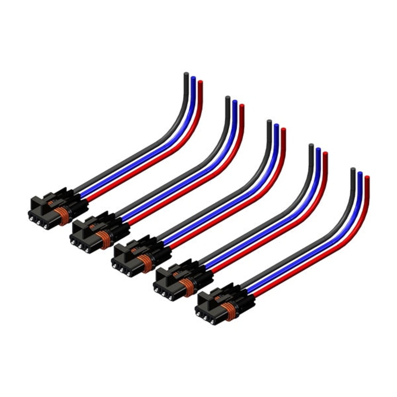 WIRE 3-PIN HARNESS POL QTY5 KFI