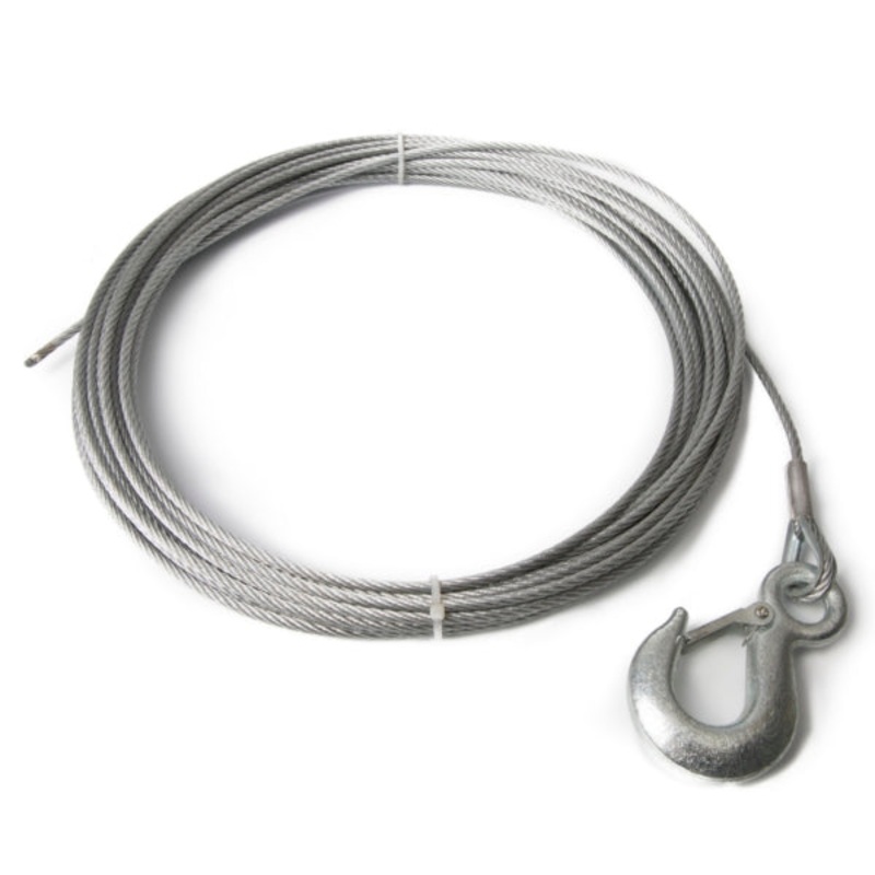 STEEL CABLE WINCH 3/16X50 W/HOOK KIMPEX