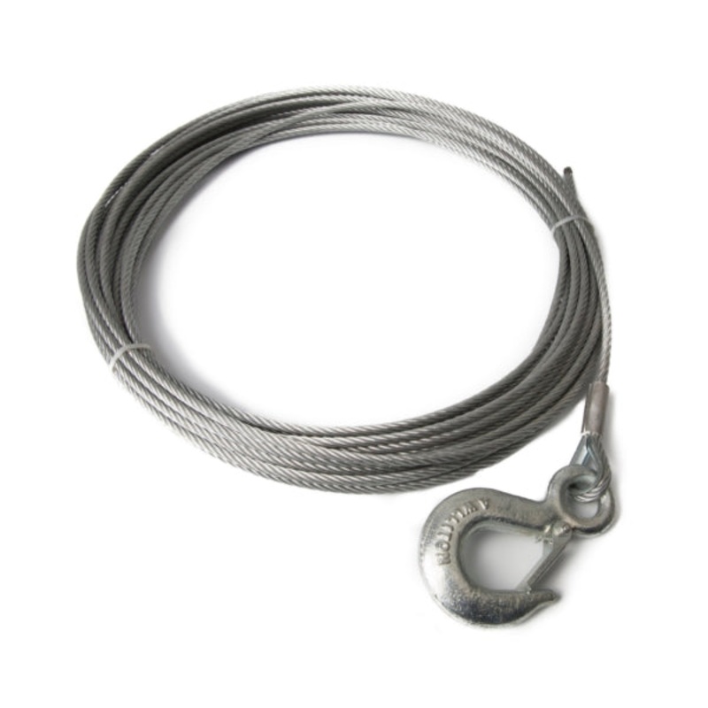 STEEL CABLE WINCH 7/32X50  W/HOOK