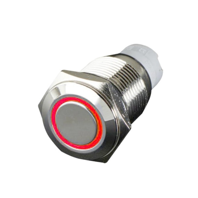 SWITCH FLUSH MOUNT ON/OFF CH/RD QUAKELED