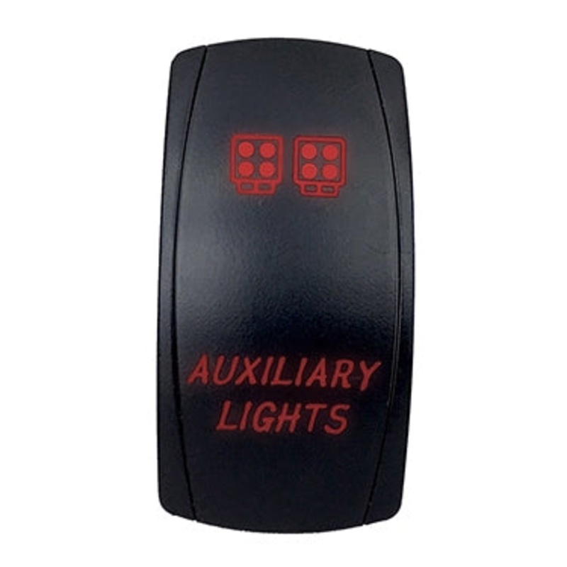 SWITCH ROCKER 5 PINS AUXILIARY LIGHTS RD