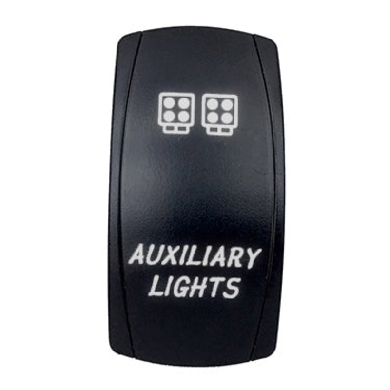 SWITCH ROCKER 5 PINS AUXILIARY LIGHTS WH