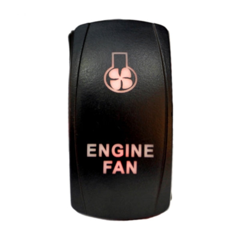 SWITCH ROCKER 5 PINS ENGINE FAN RD