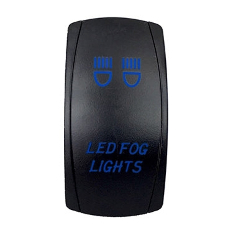 SWITCH ROCKER 5 PINS LED FOG LIGHTS BL