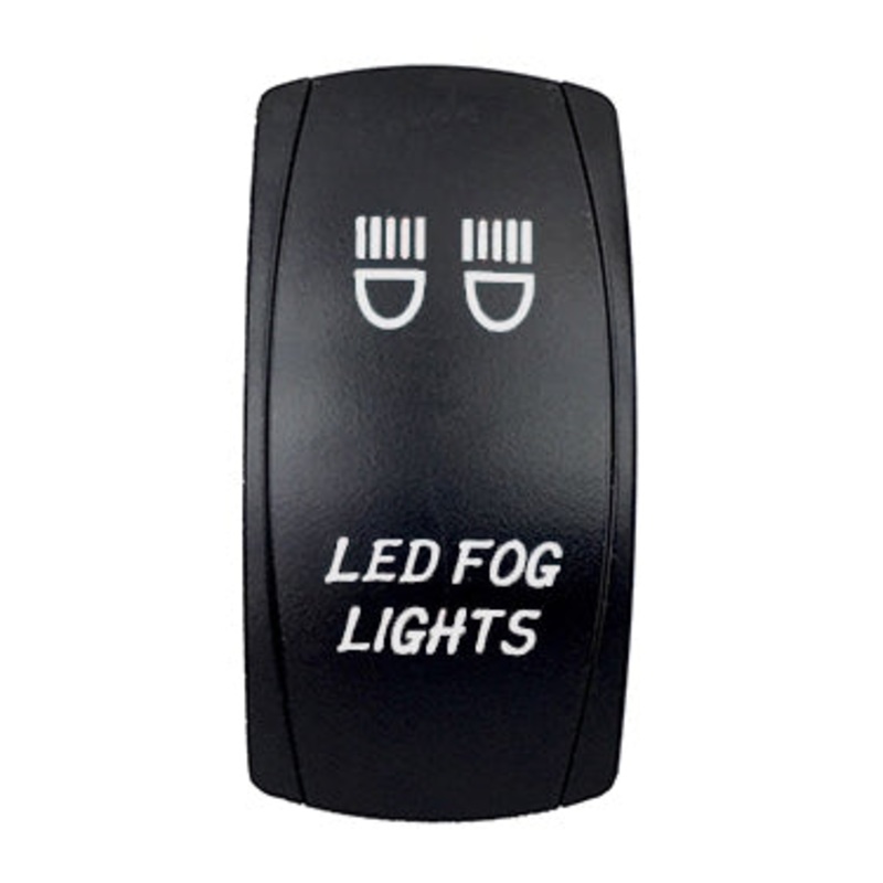 SWITCH ROCKER 5 PINS LED FOG LIGHTS WH