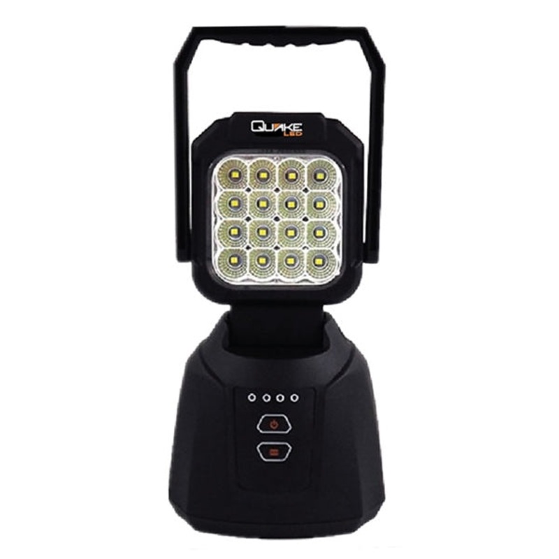 WORK LIGHT PORTABLE BK QUAKELED