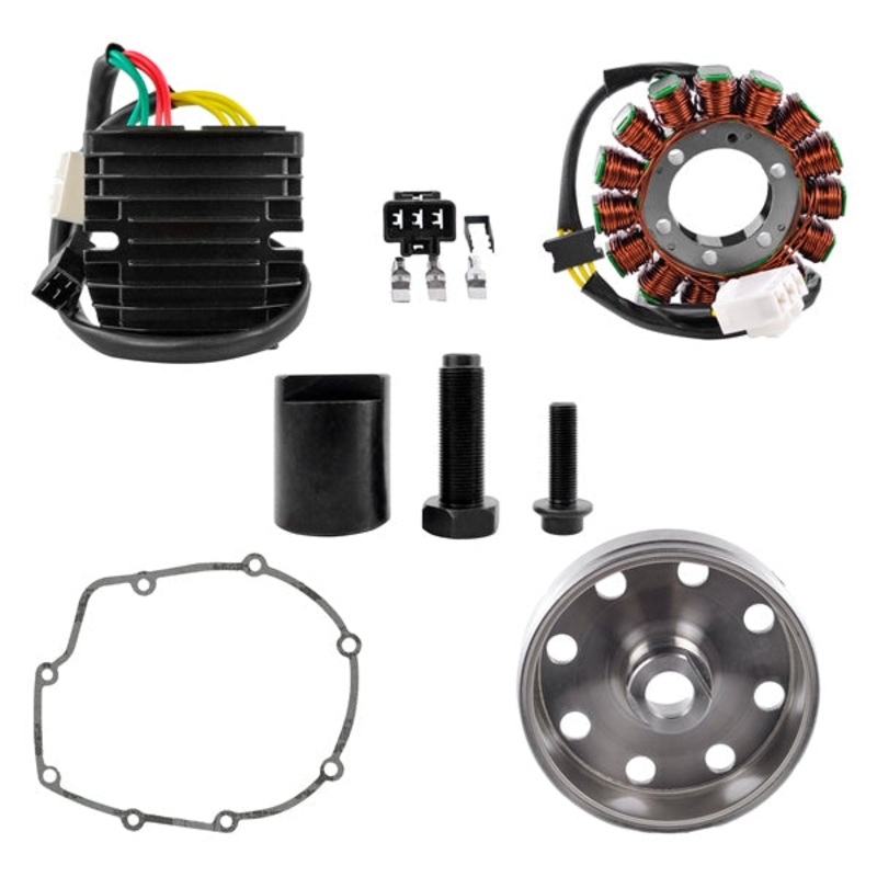 STATOR/MOSFET REGUL/FLYWHEEL/SEAL/PULLER