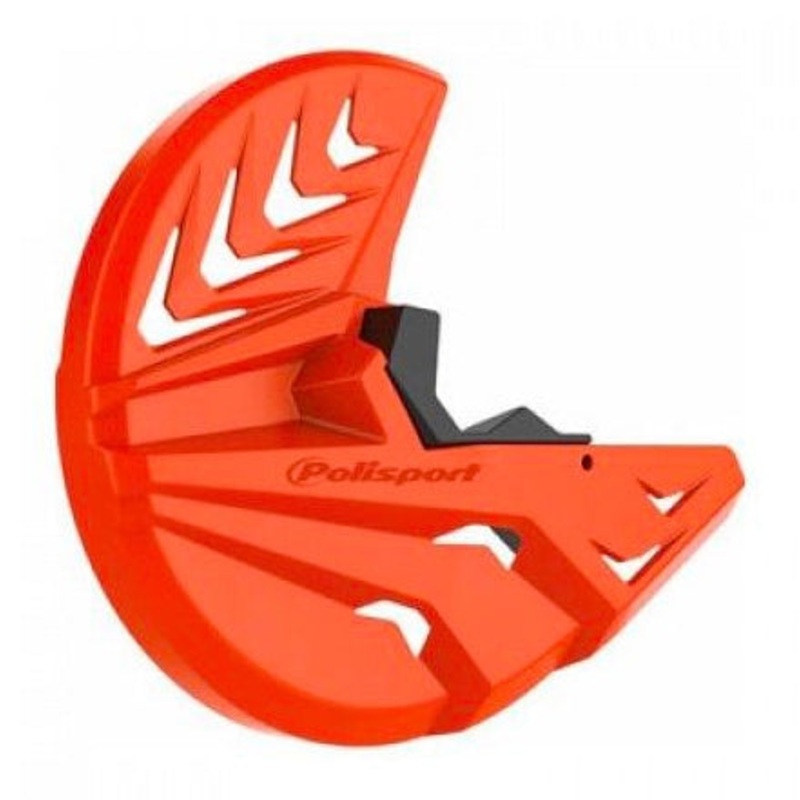 FORK PROTECTOR LWR&DISK OG/BK POLISPORT