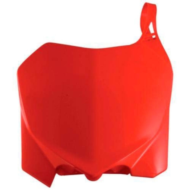 NUMBER PLATE HONDA RED
