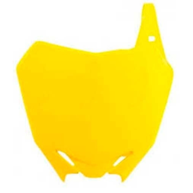 NUMBER PLATE SUZUKI YELLOW