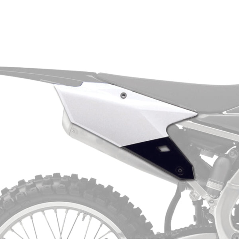 SIDE PANEL YAM WH/BK POLISPORT