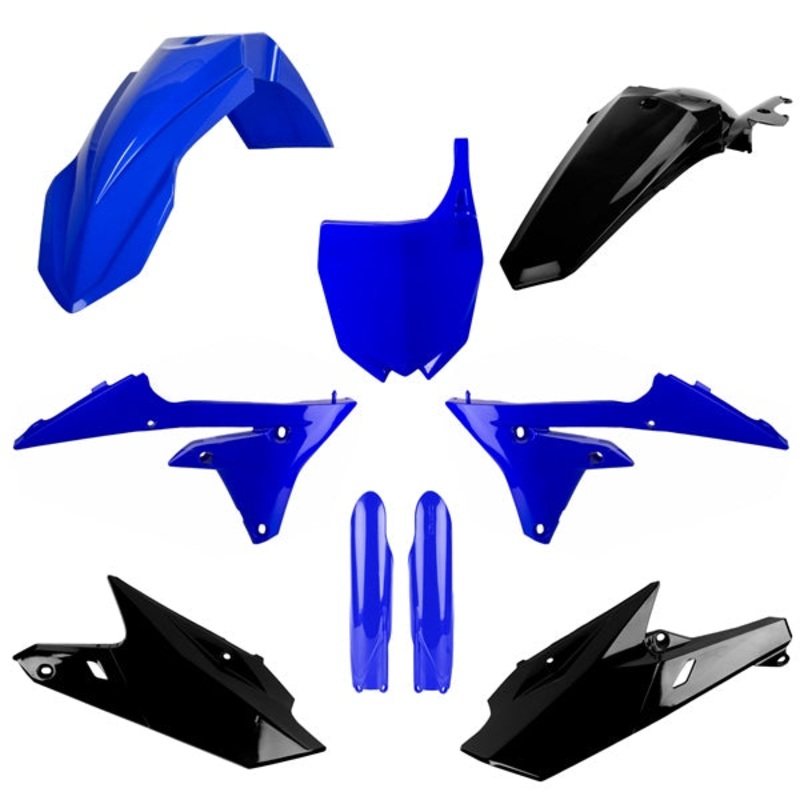 PLASTIC KIT COMP BL/BK YAM