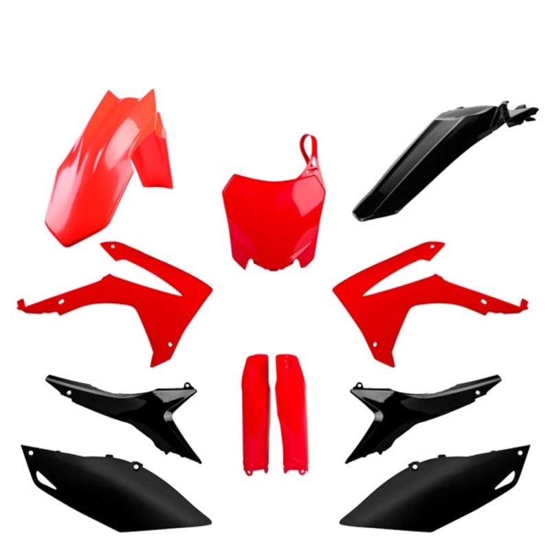 PLASTIC KIT COMP RD BK HON
