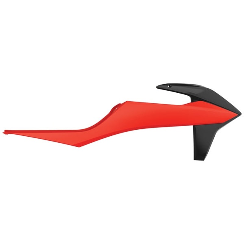 RADIATOR SCOOP BK/OG KTM