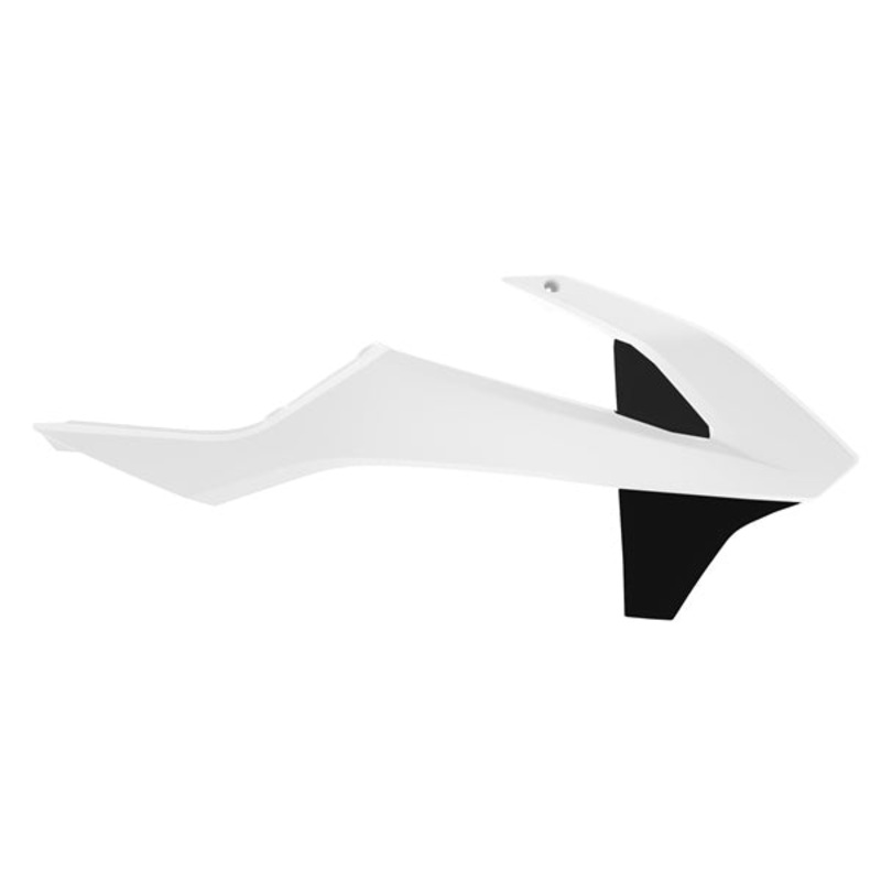 RADIATOR SCOOP WH/BK KTM