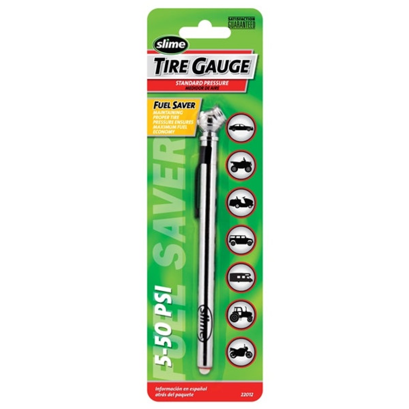 GAUGE PENCIL 5-50 PSI SLIME
