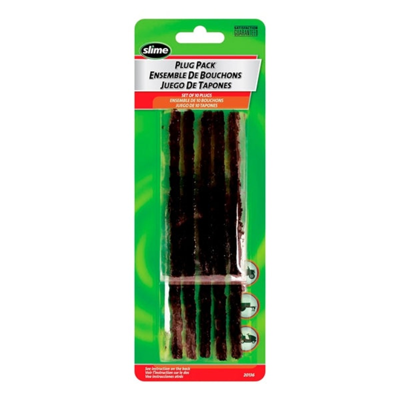 PLUG PACK TIRE QTY10 SLIME