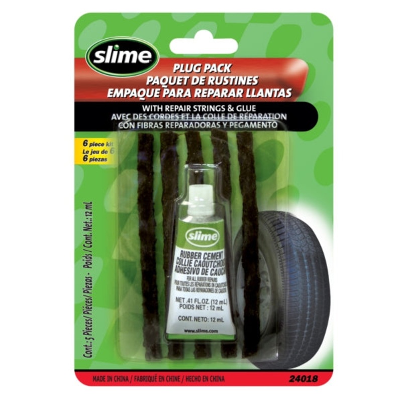 TIRE REPAIR PLUGS W/GLUE QTY5