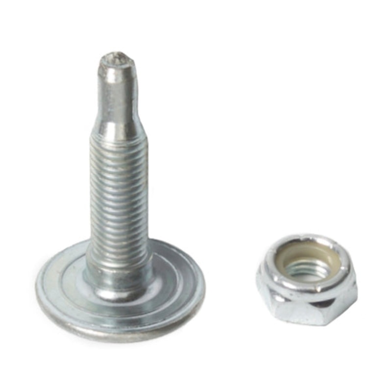 STUD SPT CARB 1.080 W/LOCK-NUTS QTY144