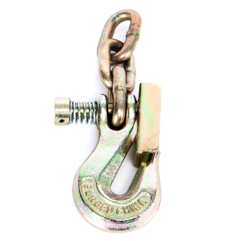 GRAB HOOK 7MM W/ LATCH AND CHAIN