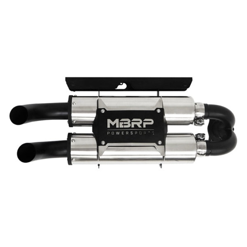 EXHAUST POWERTECH4 DUAL S/O POL