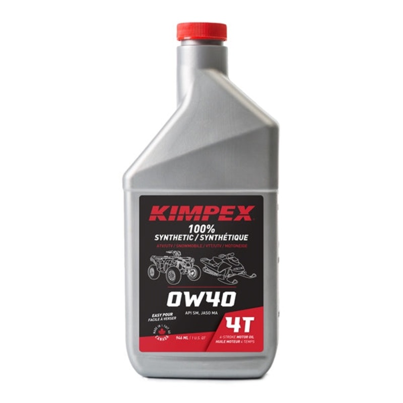 OIL ENGINE SNWMOB/ATV 0W40 946ML SYNT