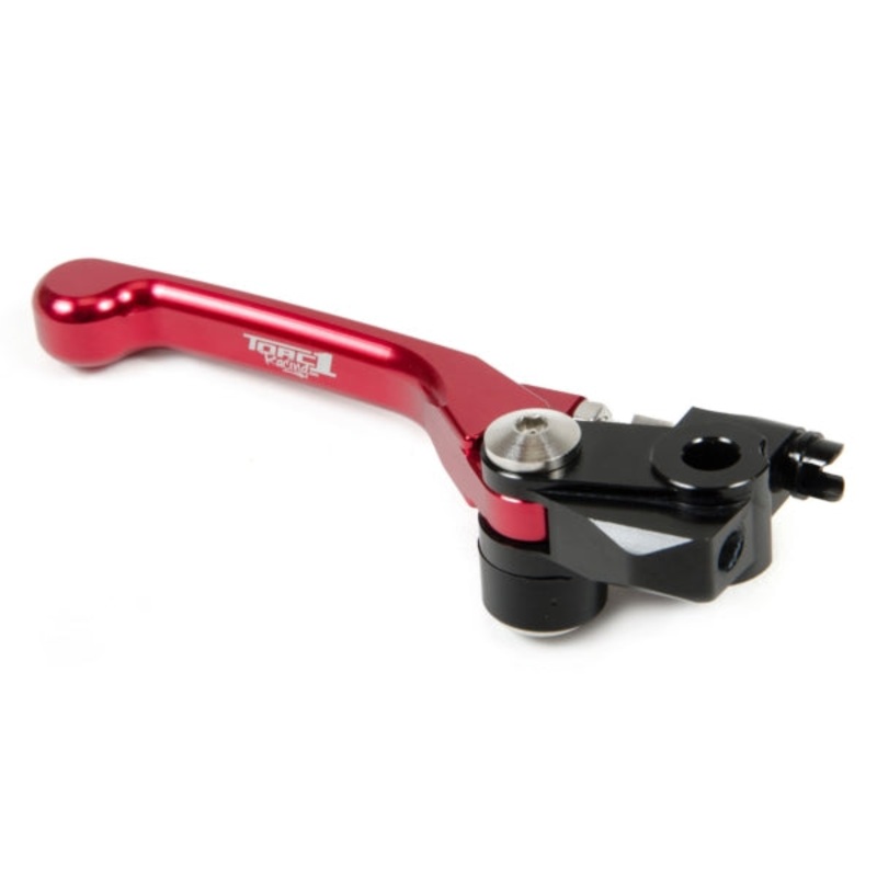 BRAKE LEVER MX VENGEANCE FLEX FT BK/RD
