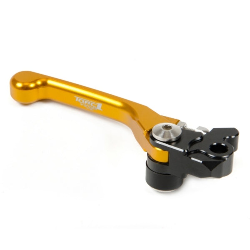 BRAKE LEVER MX VENGEANCE FLEX FT BK/YE
