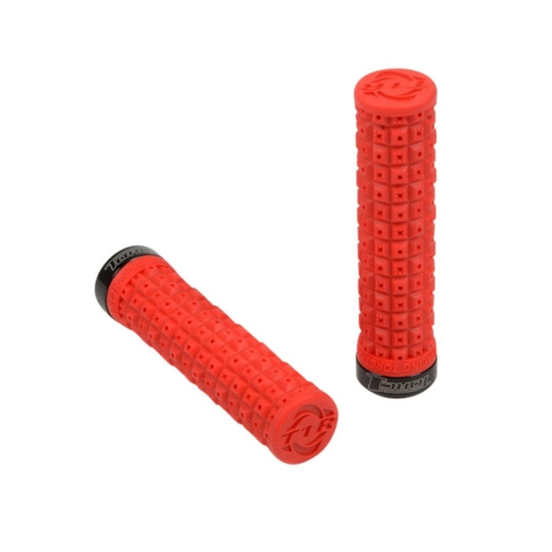 GRIP DEFY LOCK ON SOFT RD/BK ATV TORC1