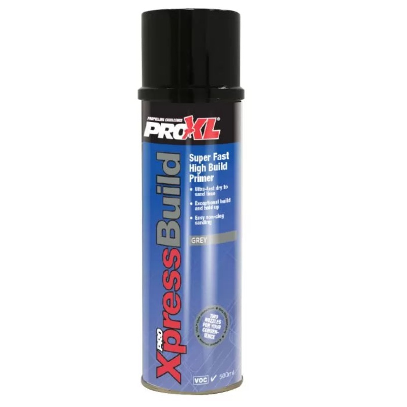 ProXL XpressBuild High Build Black Primer 500ml Aerosol